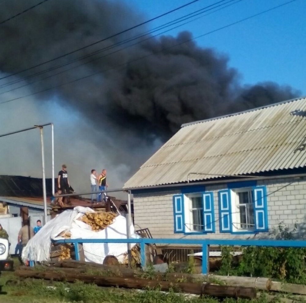 Погода красногор оренбургской саракташского. Пожар в Саракташском районе.