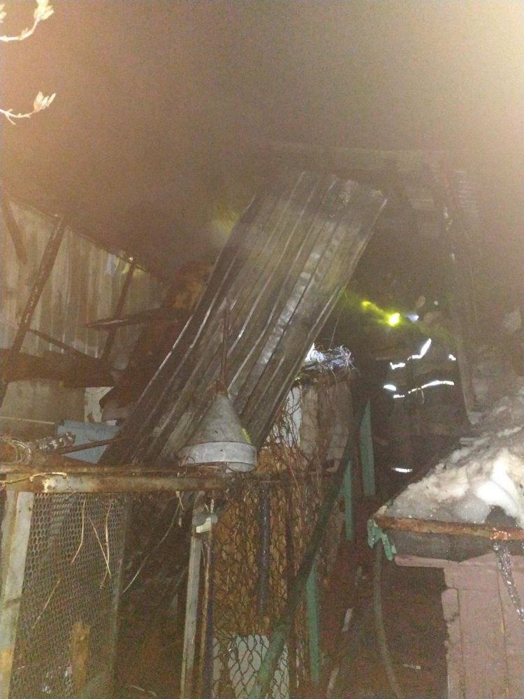 В Оренбурге в жилых домах по ул. Железнодорожной произошел пожар