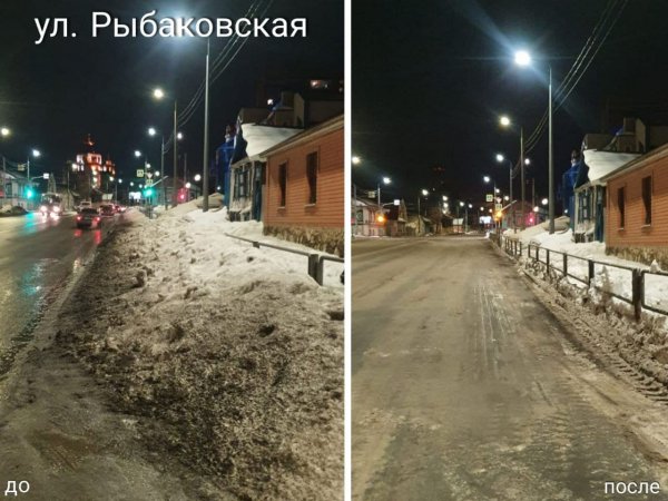 За минувшую ночь с улиц Оренбурга вывезли 1900 кубометров снега