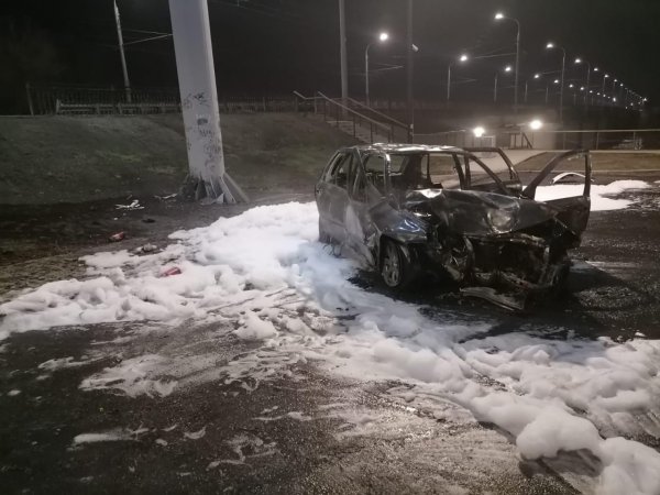 В ГАИ раскрыли подробности ночного ДТП в Оренбурге