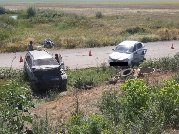 В Гайском городском округе столкнулись «Киа Спортейдж» и «Рено Логан»