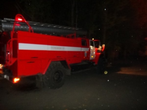 На улице Кирпичной в Оренбурге горел одноэтажный дом