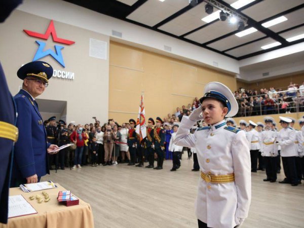 В Оренбургском президентском училище прошла церемония посвящения в кадеты