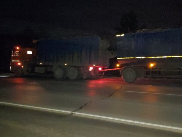 Под Оренбургом «Камаз» сбил пешехода