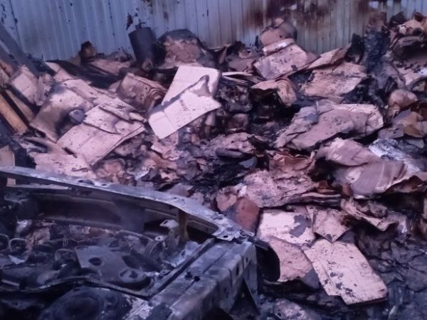 Renault сгорел в с. Татарская Каргала