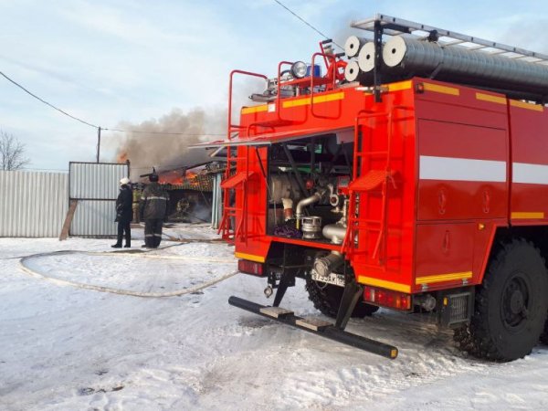 В Бузулукском районе тушили пожар
