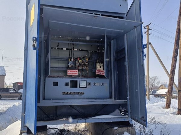 В Грачёвском районе горела трансформаторная подстанция