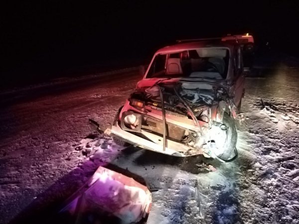 На автодороге Каменноозерное-Медногорск пьяный водитель стал участником ДТП