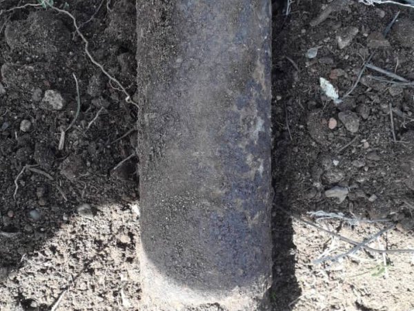 В Оренбургском районе обнаружили артиллерийский снаряд