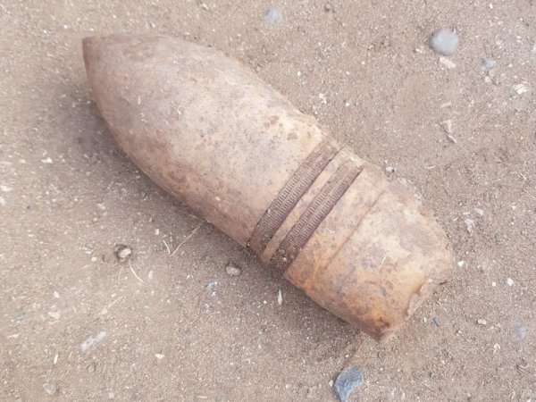 Житель Новосергиевки нашел в куче мусора боевой снаряд
