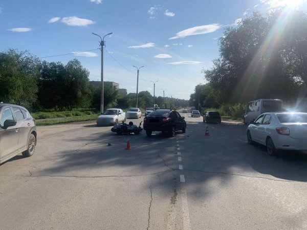 В ДТП в Новотроицке пострадал мотоциклист (18+)