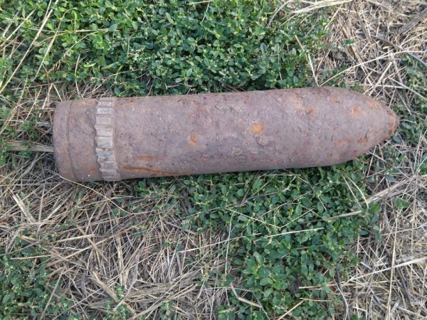 В Сорочинском городском округе обнаружили артиллерийский снаряд