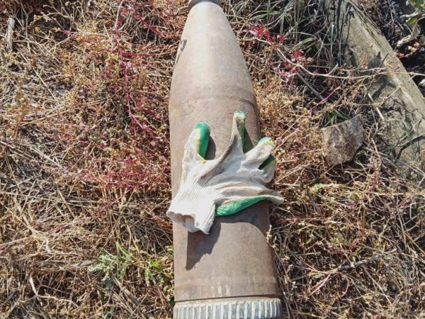 В п. Нижнесакмарском Оренбурга обнаружили боевой снаряд