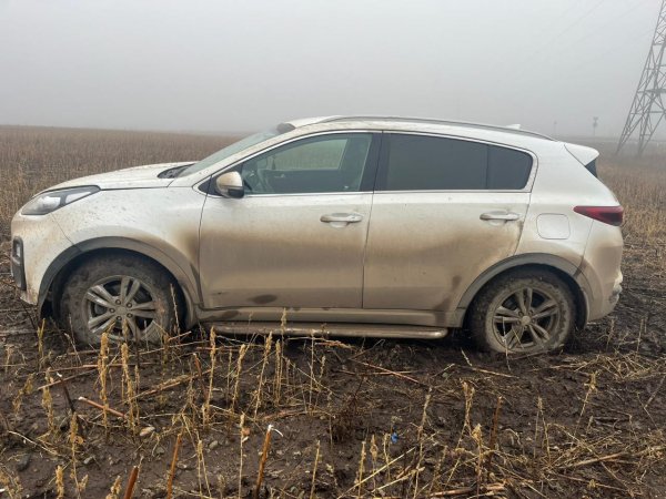 В Бузулуке улетела в кювет «Киа Спортейдж». Пострадали 2 пассажира