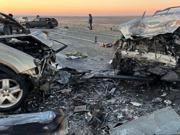Три человека погибли в аварии на трассе Актобе-Оренбург