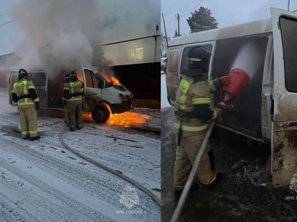 В Адамовке потушили ГАЗель