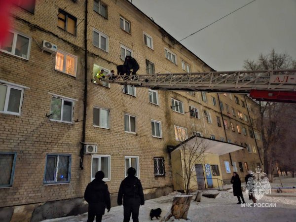 7 человек спасли во время пожара в новогоднюю ночь в Ясном