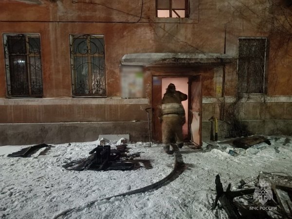 Семерых орчан спасли во время пожара минувшей ночью