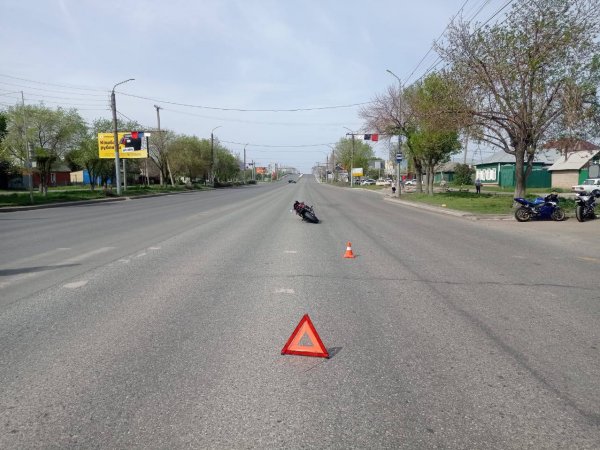 На ул. Терешковой произошло ДТП с участием пешехода и мотоцикла
