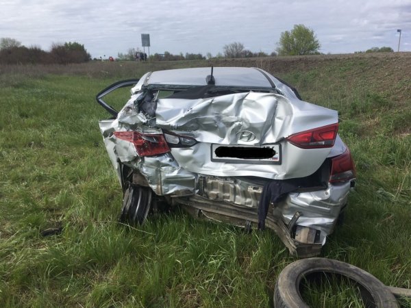 В Бузулуке в ДТП пострадал водитель: автомобиль перевернулся на крышу