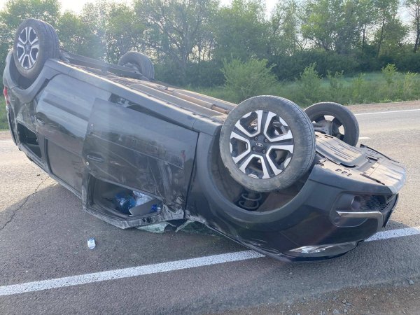 В аварии в Курманаевском районе пострадал водитель «Лады Ларгус»