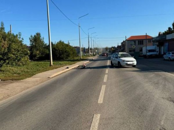 В Бугурусланском районе в результате аварии пострадал велосипедист
