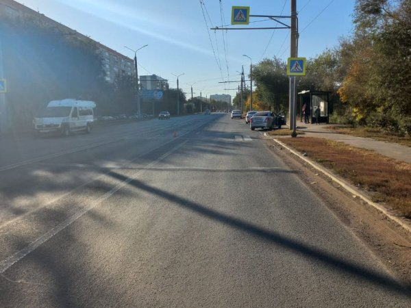 В Оренбурге на пешеходном переходе сбили мужчину