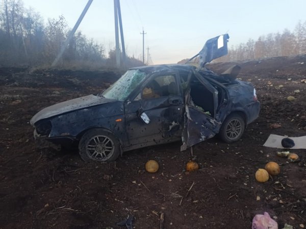 В Северном районе в аварии пострадал водитель «Лады»
