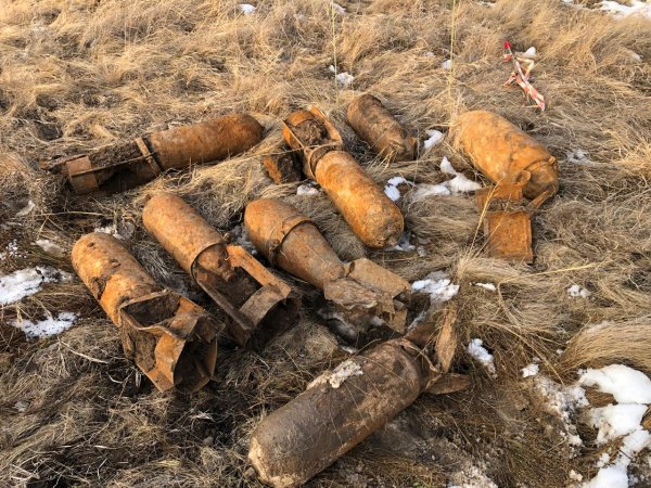 Сразу 8 авиабомб было обнаружено в Оренбургском районе