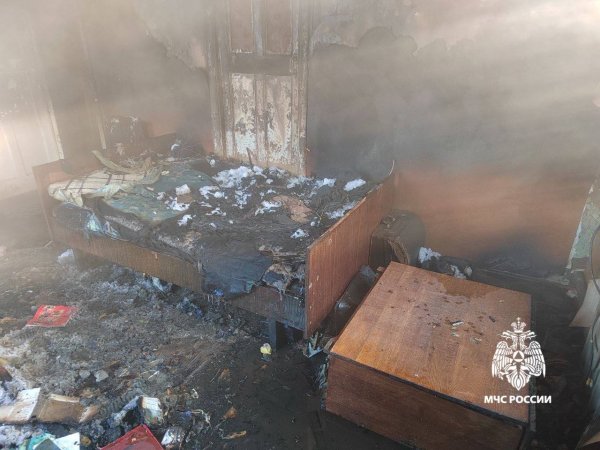 В Октябрьском районе в пожаре погиб человек