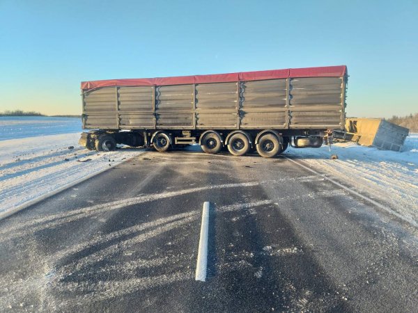 В Северном районе столкнулись два грузовика