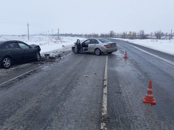 В аварии в Акбулаке пострадали четыре человека