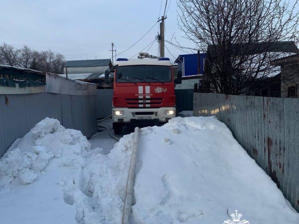 На пожаре в Оренбургском районе погиб человек