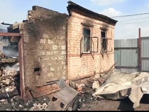 На пожаре в Оренбургском районе погиб мужчина