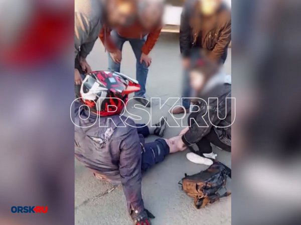 В Орске мотоциклист попал в аварию
