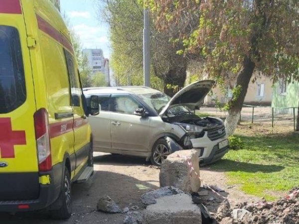 В аварии в Оренбурге пострадал водитель