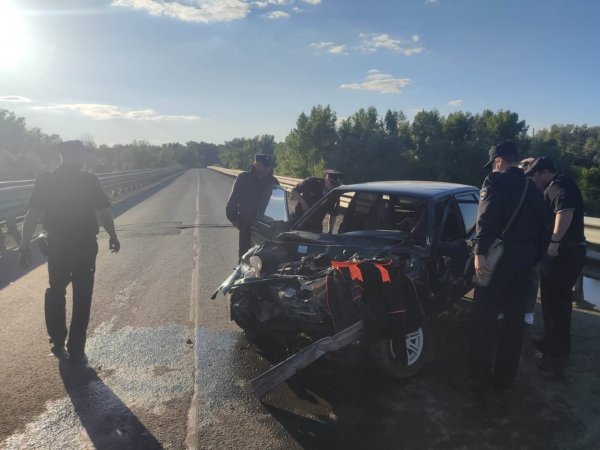 Пьяный водитель устроил ДТП на мосту в Оренбуржье