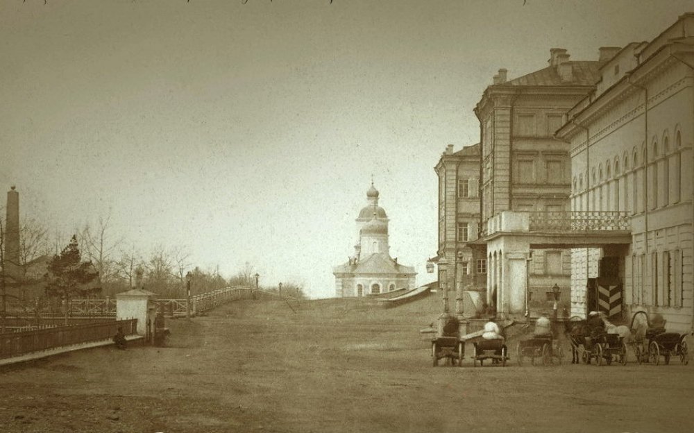 Оренбург в районе набережной, 1870-1890 годы