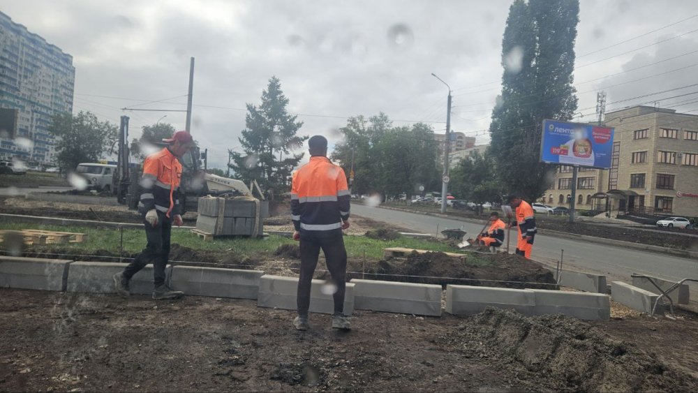 В Оренбурге начали строить новую развязку возле остановки Хабаровская