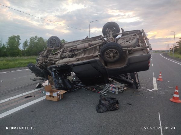 В ДТП под Оренбургом пострадал мужчина