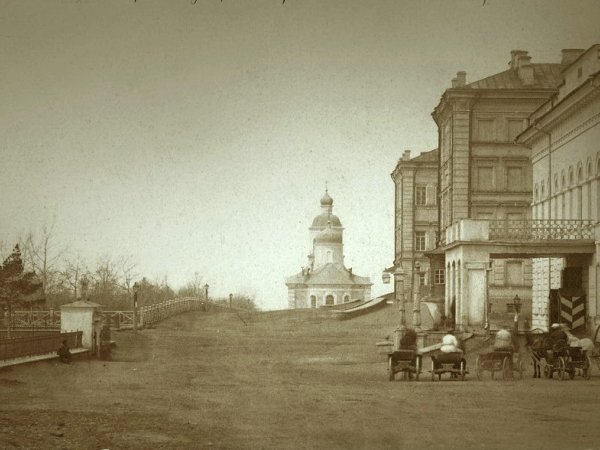 Оренбург в районе набережной, 1870-1890 годы