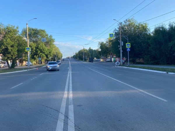 В Оренбурге на пр. Братьев Коростелевых «Джили» сбила женщину на «зебре»