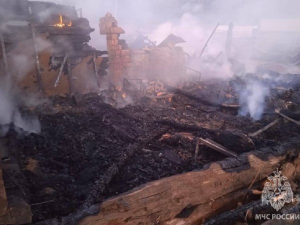 5 человек погибли на пожаре в Илекском районе Оренбургской области