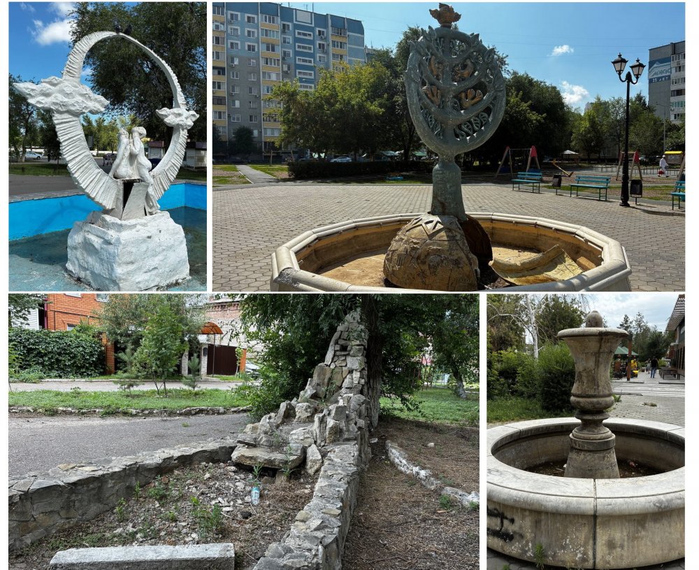 Заброшенные фонтаны Оренбурга. Фото 1743.ru