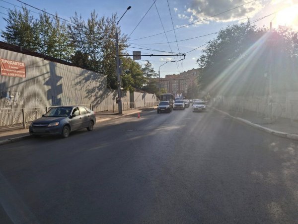 ДТП на улице Максима Горького в Оренбурге. 