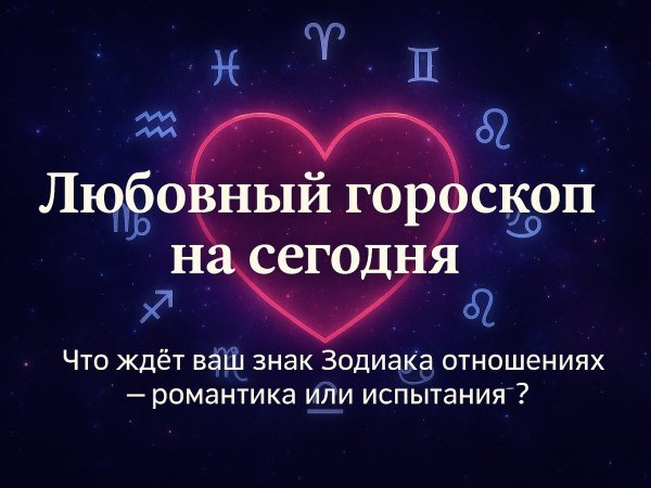 Любовный гороскоп на сегодня