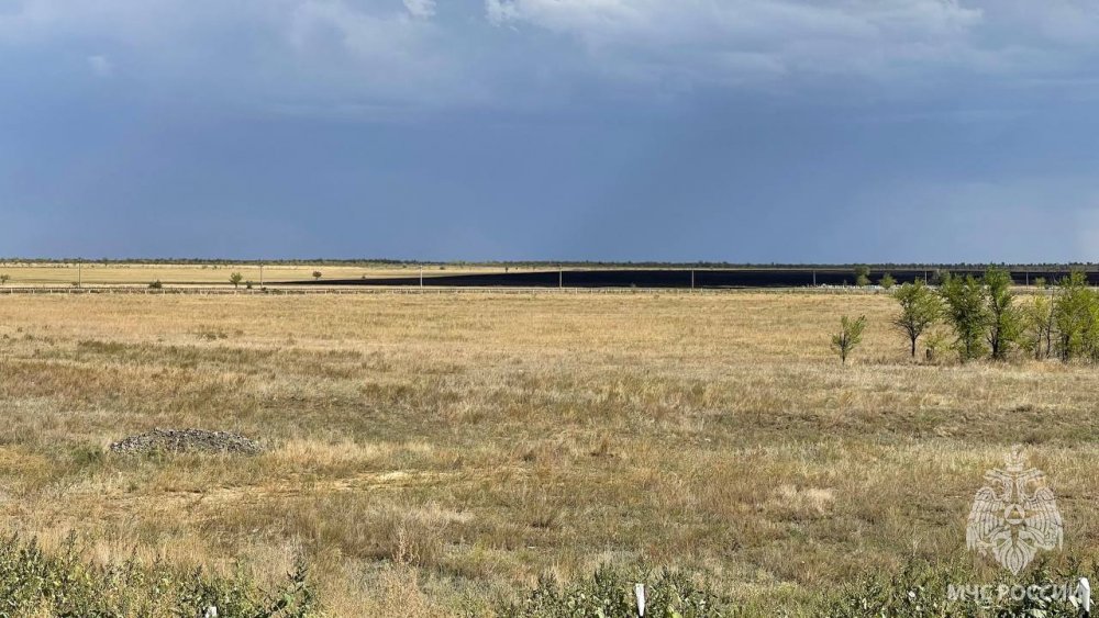 В Оренбургской области горели сельхозугодья