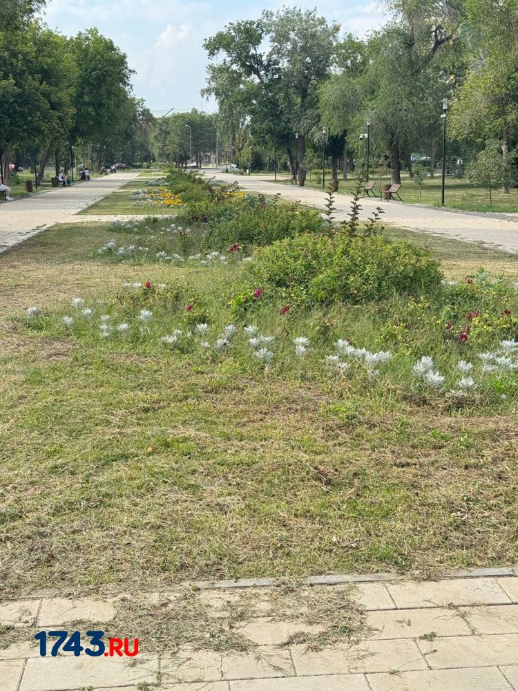 Парк железнодорожников в Оренбурге 