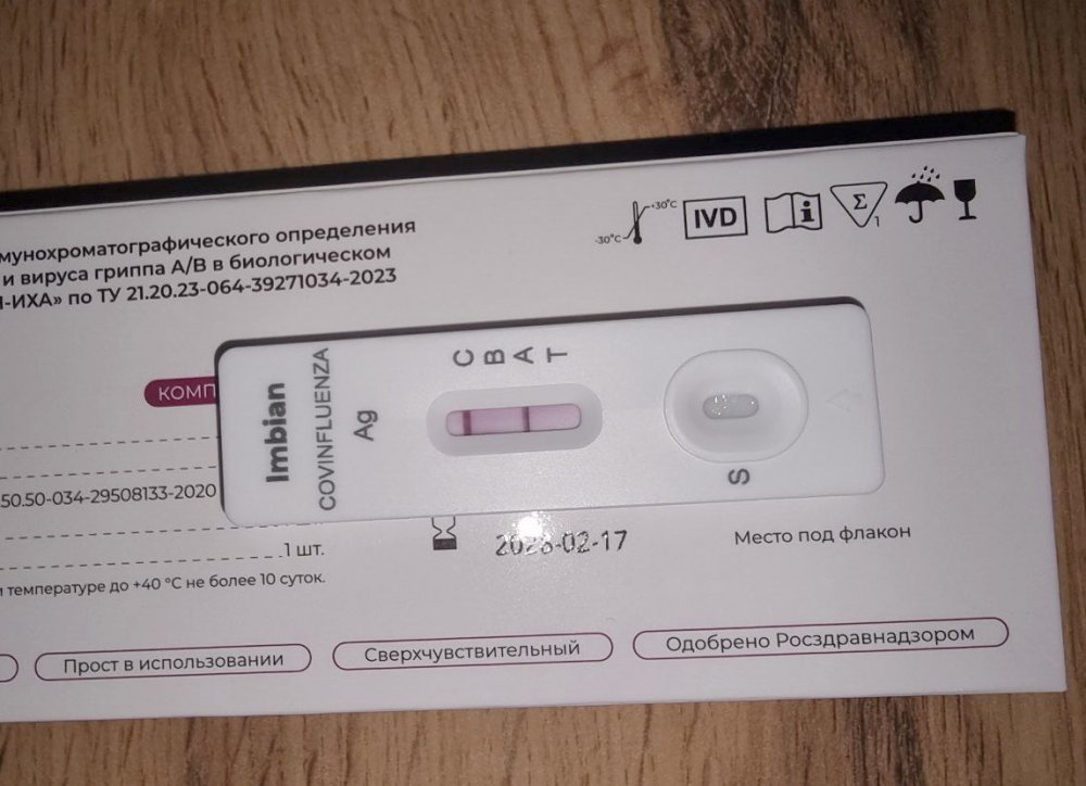 Тест на грипп. Фото 1743.ru