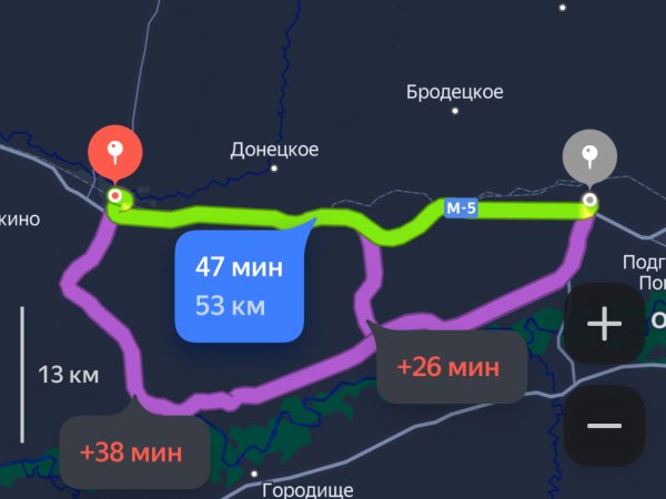 Оренбургскую трассу закрыли на несколько часов